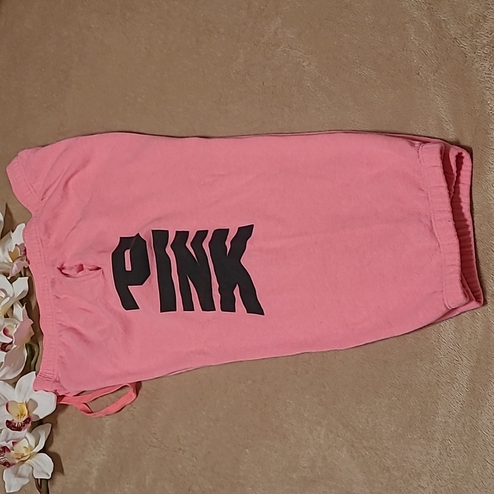 Cropped PINK Victoria's Secret Joggers - Picture 3 of 13